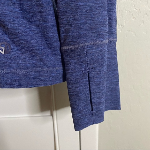 Straight Down Women’s Blue Full Zip Jacket Athletic Warm Up Layering Top Medium - Picture 6 of 7